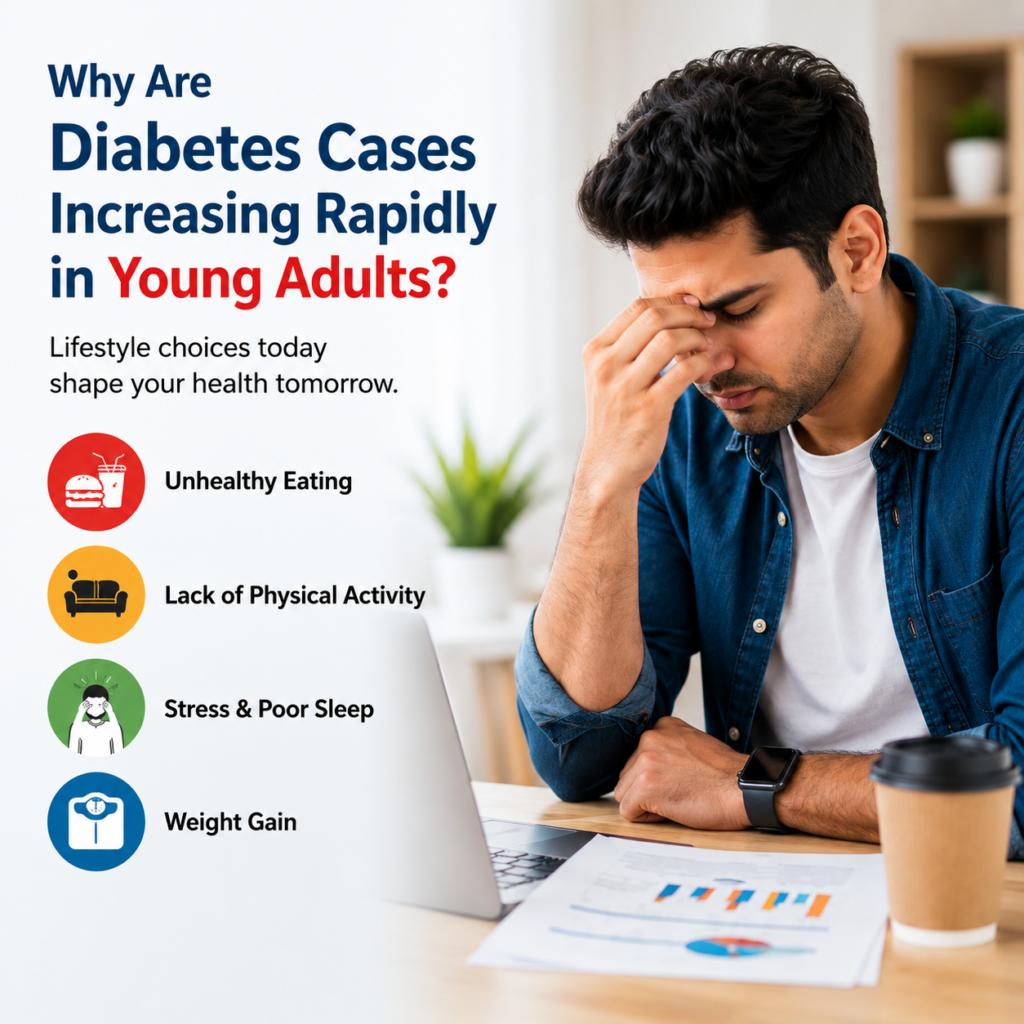 diabetes cases in young adults