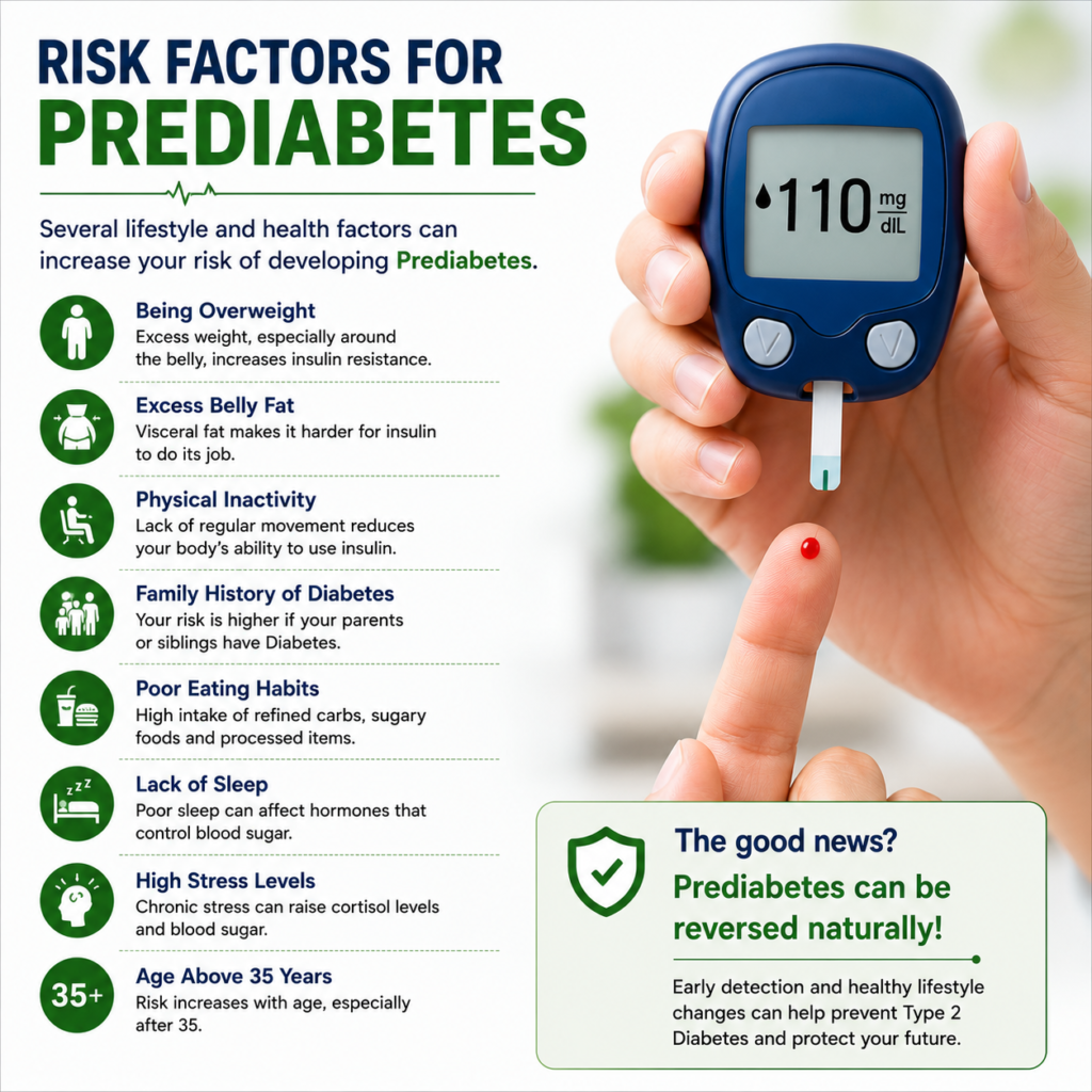 Risk factors for prediabetes explained