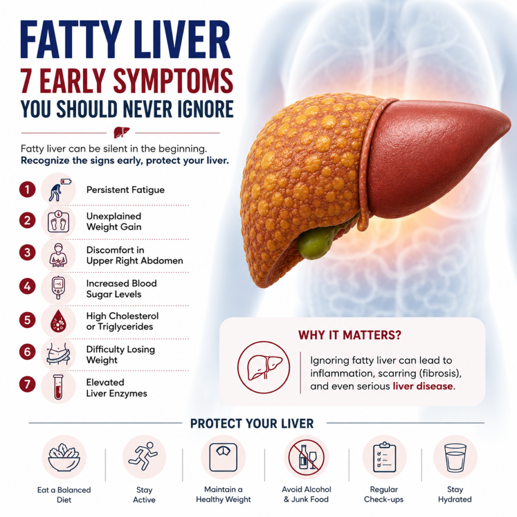 Fatty Liver: 7 Early Symptoms You Should Never Ignore