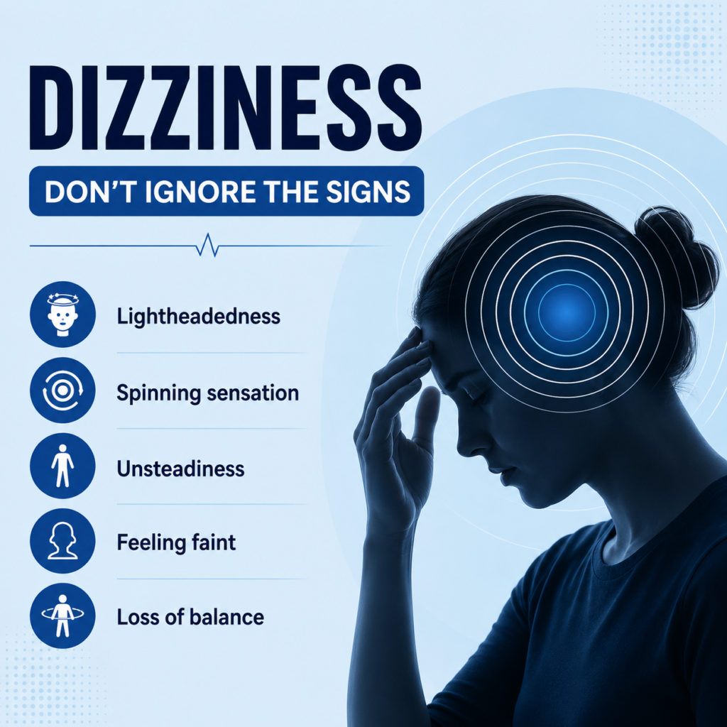 Frequent Dizziness Causes – Medical Illustration