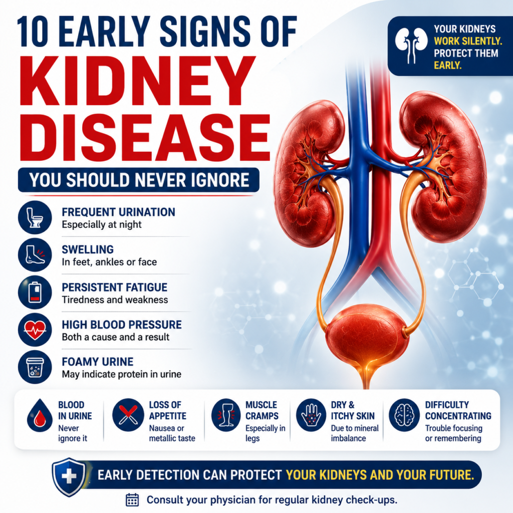 early signs of kidney diseases you should never ignore